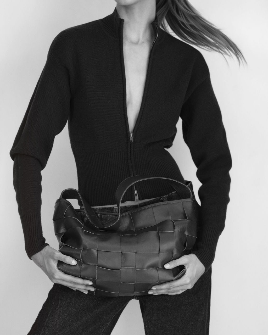 Tiled Tote - Cocoa