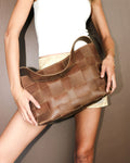 Tiled Tote - Taupe